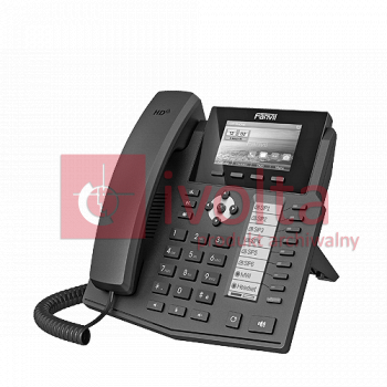 X5S Telefon VoIP z 2 wyświetlaczami, 6 linii SIP, PoE,