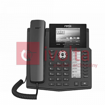 X5S Telefon VoIP z 2 wyświetlaczami, 6 linii SIP, PoE,