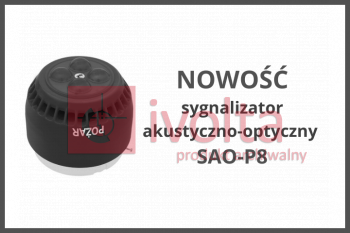 SA-K7N/3m Sygnalizator akust-opt, SAO-P8 następca SA-K7N