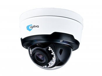 IP-камера OPTIVA, 2Mpix, внешняя, IR до 40 м, об 2,8-12 мм MZ, MicroSD, IK10, IP66, P2P, H.265