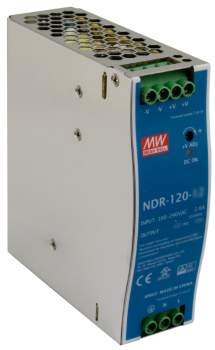 NDR-120-48 Zasilacz impulsowy na szynę DIN, MeanWell