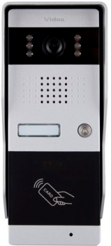 Bramofon 1-przyciskowy, natynkowy, wandaloodporny, wbudowany czytnik kart, VIDOS S50A VIDOS