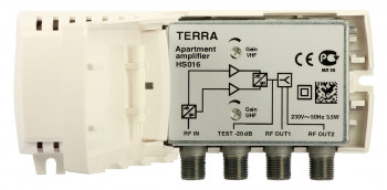 HS-016/TERRA Wzmacniacz HS-016 Terra, budynkowy 20/30 dB